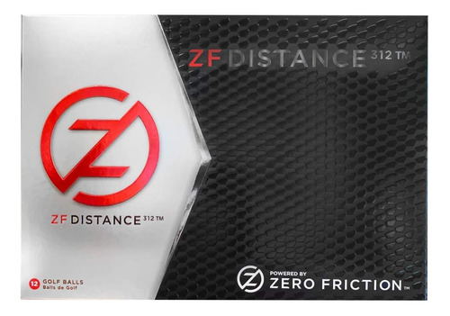 Pelotas Bolas De Golf Zero Friction Distance 312 Blanco