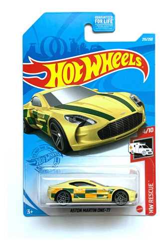 Diecast Hotwheels Aston Martin One-77, Hw Rescue 4/10 [amari