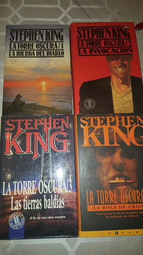 Stephen King Torre Oscura En 4 Tomos Tapa Dura Ediciones B