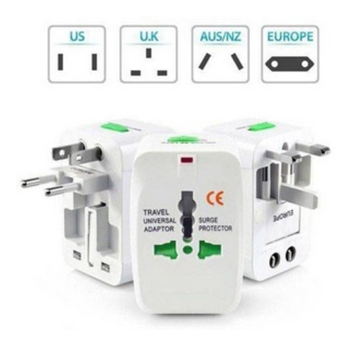 Imagem 6 de 6 de Adaptador De Tomada Multiuso Universal 3 Padraos Bivolt