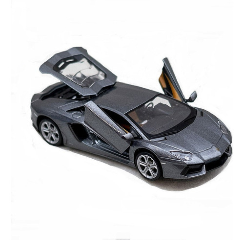 Maisto Lamborghini Aventador Lp700-4 Gris 1/24 Fundido A Tro