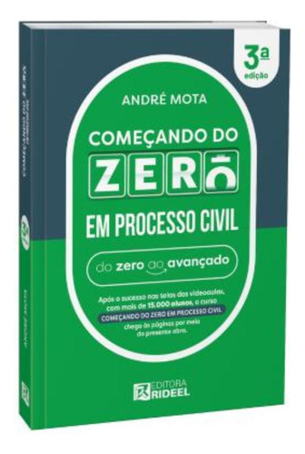 Começando Do Zero Em Processo Civil, De André Mota. Em Português