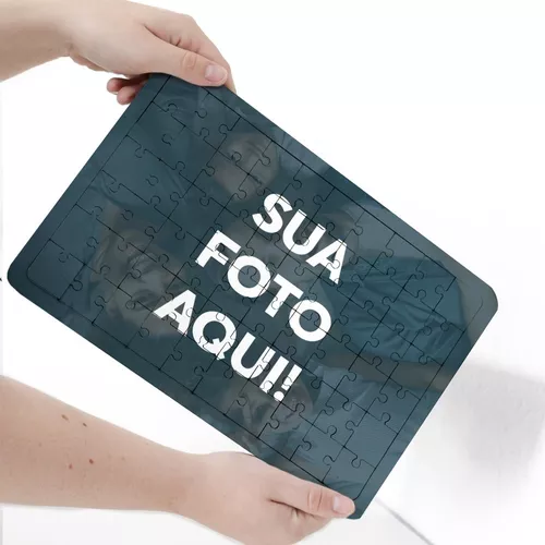 Quebra Cabeça Personalizado 60 Peças MDF Com Sua Arte ou Foto - Personizi -  Brindes Personalizados Corporativos e Promocionais