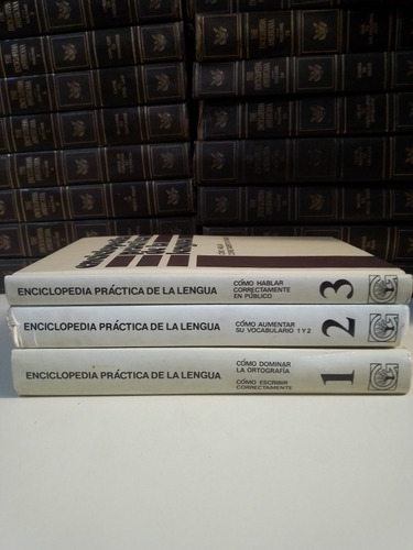 Enciclopedia Práctica De La Lengua 3 Tomos - Ed. Cumbre (Usado)