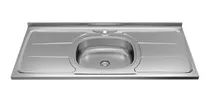 Comprar Pileta Acero Inox. Con Conc. Y Valvula Y Orificio P\u002Fgriferia