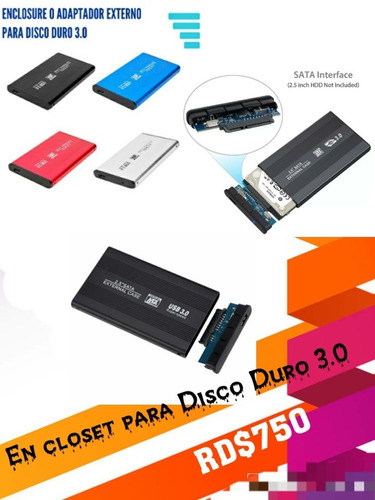 En Closet Para Disco Duro 3.0