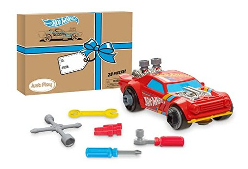 Constructor De Coches Just Play Hot Wheels Listo Para Correr