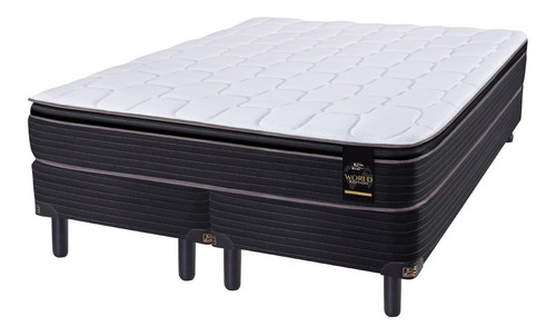 Colchon + Sommier 2 1/2 Queen King Koil Finesse 160x200 Off