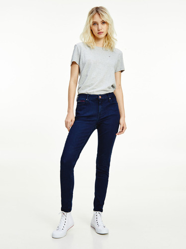 Jeans Nora Skinnt Talle Medio Mujer Azul Tommy Jeans E2