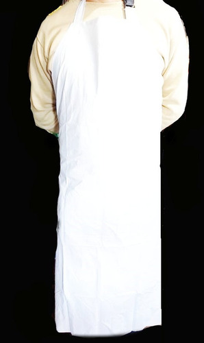 Imagen 2 de 4 de Delantal De Pvc 100% Impermeable Y Lavable