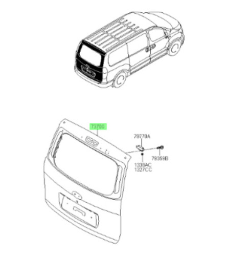 Portalon Original Hyundai H1 Tq 2007 2020