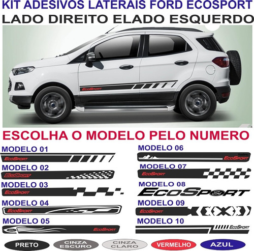 Kit Faixa Lateral Ford Ecosport Freestyle  Adesivos