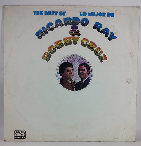 Lp Vinyl  The Best Of - Lo Mejor De Ricardo Ray & Bobby Cruz