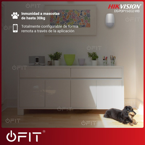 Imagen 5 de 10 de Sensor Hikvision Pir Inalámbrico Ax Pro Antimascotas