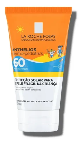 La Roche-Posay protetor solar infantil dermopediatrics FPS60 120ml