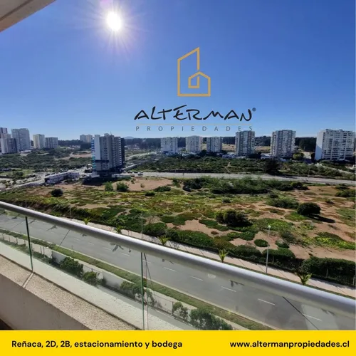 Hermoso Y Soleado Departamento En Reñaca, Edmundo Eluchans