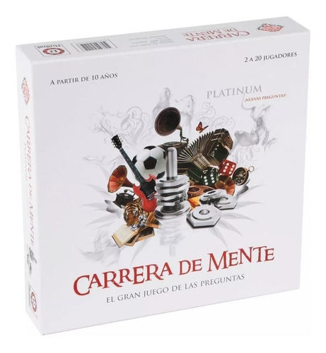 Imagen 2 de 4 de Juego de cartas Carrera de mente Platinum Ruibal 4112