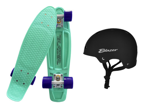 Patineta Tipo Penny Cruiser M0 Diseño + Casco