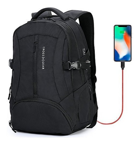 Crossgear Anti Robo Computadora Portatil Mochila Para Hombre