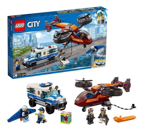 Policía Aérea: Robo Del Diamante Lego City 60209