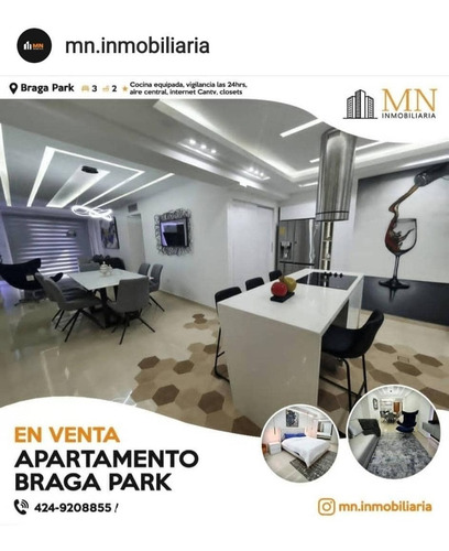 Imagen 4 de 10 de Apto En Venta Resd. Braga Park Totalmente Equipado