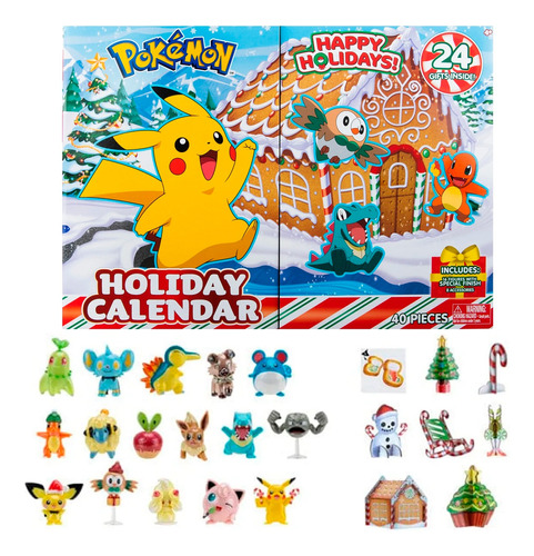 Pokemon Holiday Calendario Especial Navidad