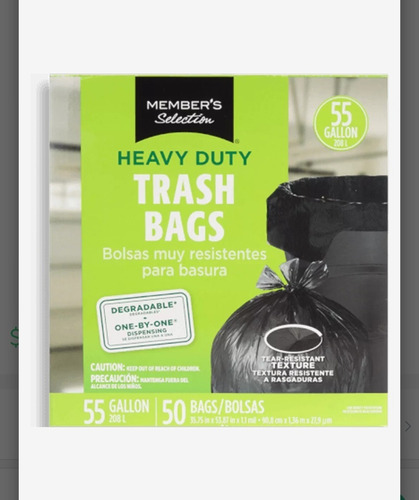 Trash Bags Bolsas Basura Industrial X 50 