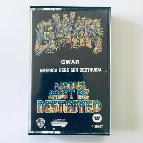 Gwar América Debe Ser Destruida Cassette Nuevo