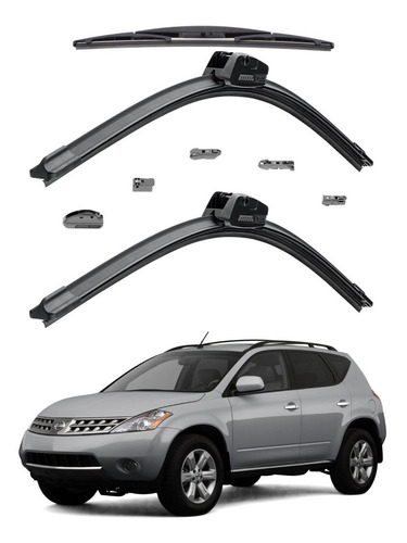 3 Plumas Limpiaparabrisas Nissan Murano 2003 Al 2008