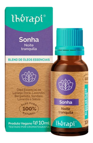 Óleo Essencial Blend Sonha Noite Tranquila Thérapi 10ml Puro