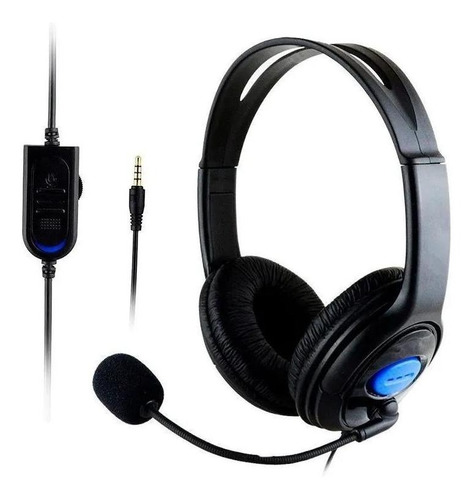 Head Set Fone Microfone Compátivel Ps4 E Xbox One P2