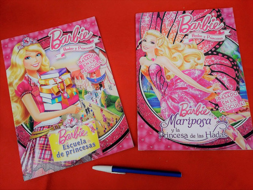 Barbie Hadas Y Princesas Lote 2 Libros Excelentes