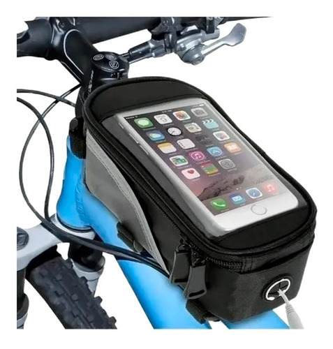 Porta Celular Bolso Alforja Bici Visor Táctil Impermeable