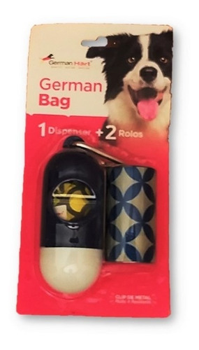 Kit Dispenser Cata Caca Cocô Cachorro German Hart C/ Refil