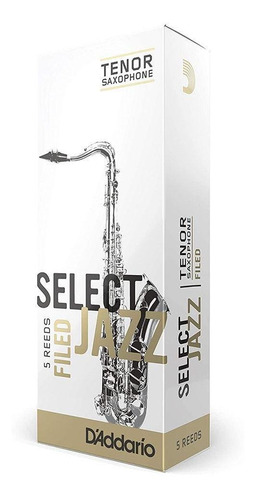 Rico Select Jazz Cañas Sax Tenor Filed (caja Con 5)