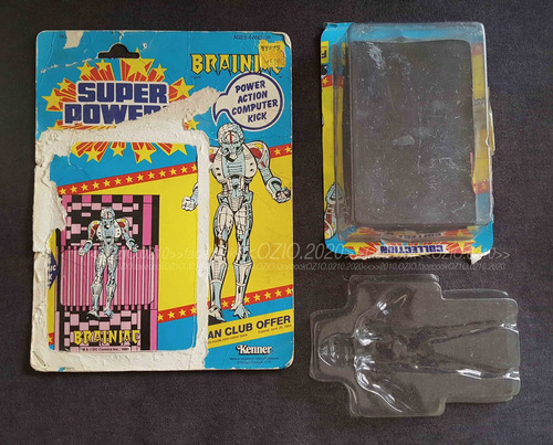 Superpoderes Brainiac Kenner Cartón Burbuja Superpowers 1985