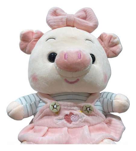 Peluche Cerdita Bebé Kawaii Vestido Suave Regalo Cumpleaños