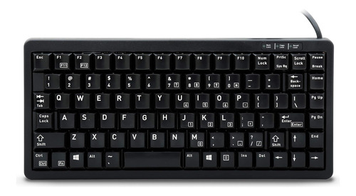 Teclado Con Cable Compacto Cherry G84-4100lcaus-2 - Ps / 2,