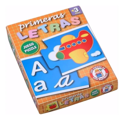 Juego De Mesa Infantil Primeras Letras Puzzle Ruibal H206 