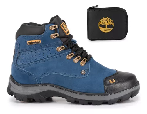 Bota Caterpillar Original Masculina palmilha a Gel Couro Legitimo Verde  Impermeável Confortável.