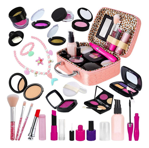 Maquillaje Kit  De Simulación Para Niñas Pequeñas, J Fr80sm