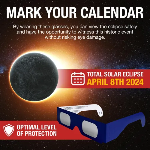 Gottahaveit Gafas De Eclipse Solar Para Visión Directa Del.