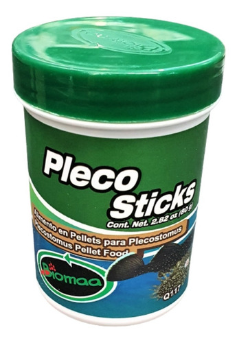 Alimento De Fondo Para Peces Plecostomus 80 Grm.