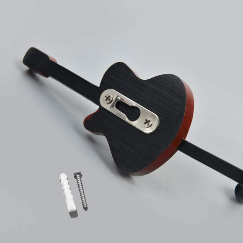 Y Ganchos Decorativos Forma Guitarra Perchas Para Colgar
