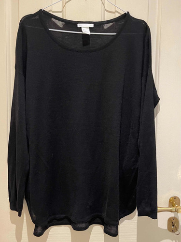 Nuevo Sweater H&m Negro Talle S Amplio Recién Traído De Usa