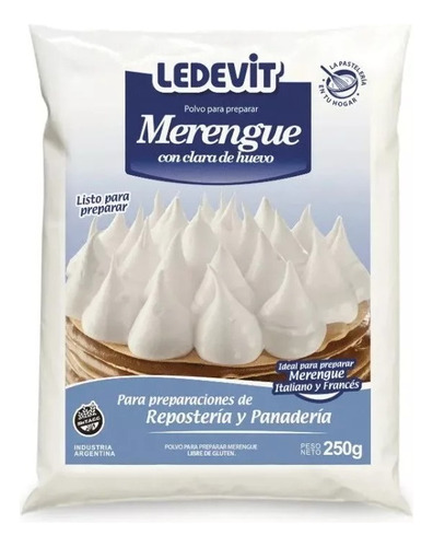 Merengue En Polvo X 250 Gramos Ledevit