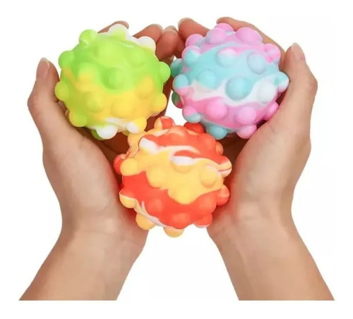 Juguete Antiestrés Sensorial Burbujas Fidget Toy Push Pop It