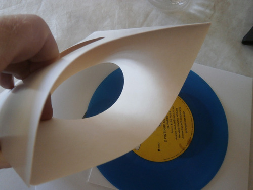 Capa Dura Para Vinil Compacto Papelão Branco - 20 Unid.