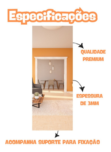 Espelho Retangular 130 X 75 Lapidado Banheiro