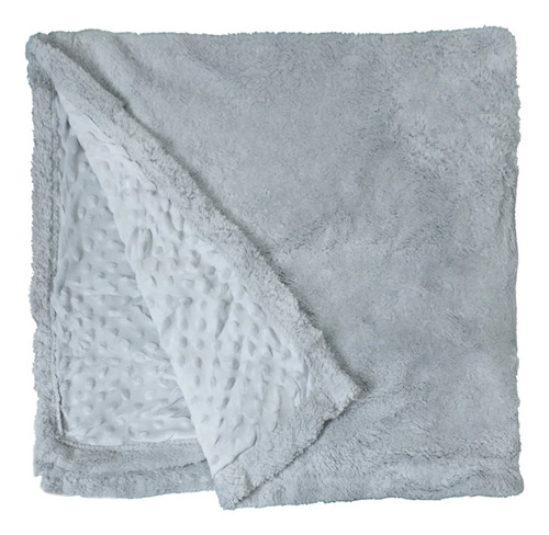 Cobija Para Bebe Calientita Frazada Suave Cobertor Infantil Felpa Gris